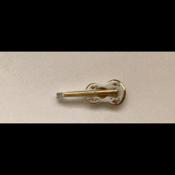 Miniature Limoges Violin or Guitar - Picture 11 of 16